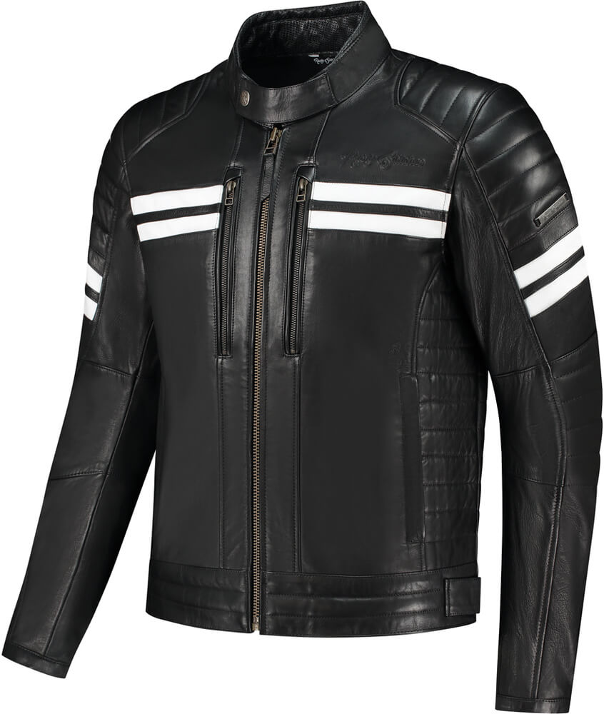 Rusty Stitches Steve Jacket Black/White 104