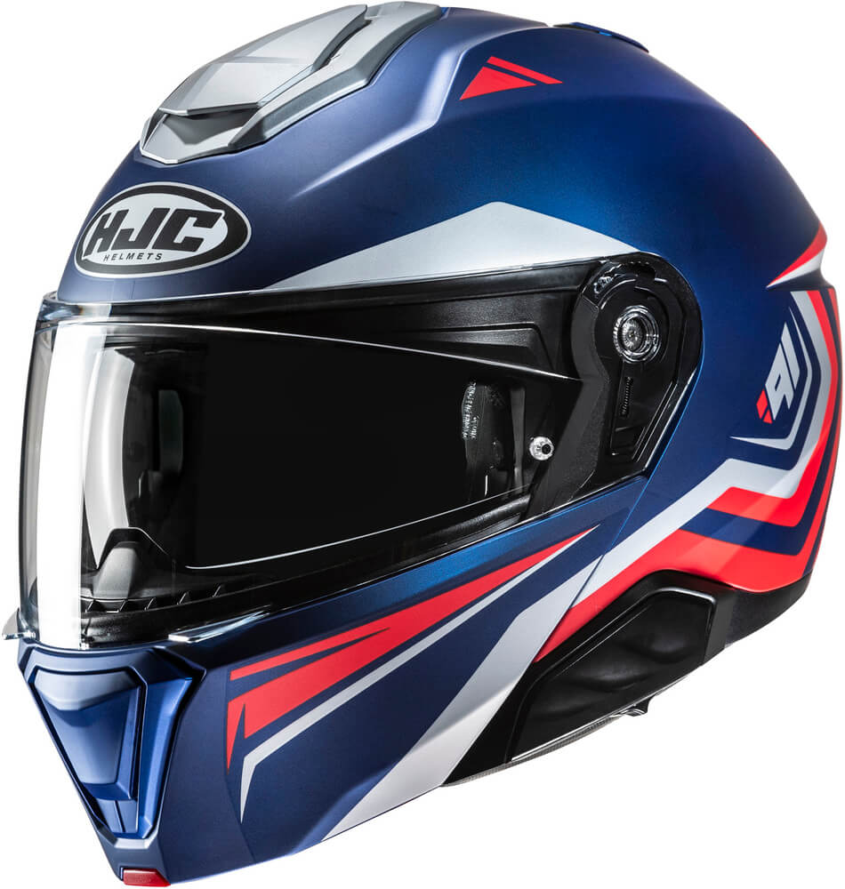 HJC i91 Tricus Blue/Red 532