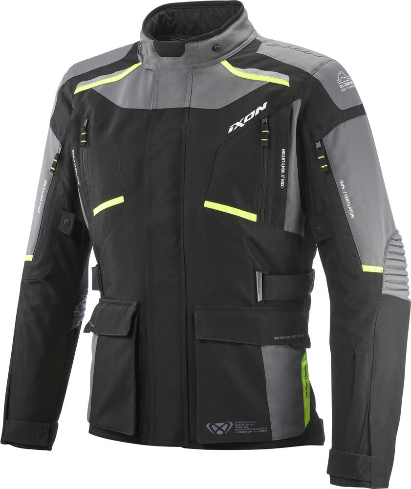 Ixon Midgard Parka Black/Grey/Bright Yellow 1086