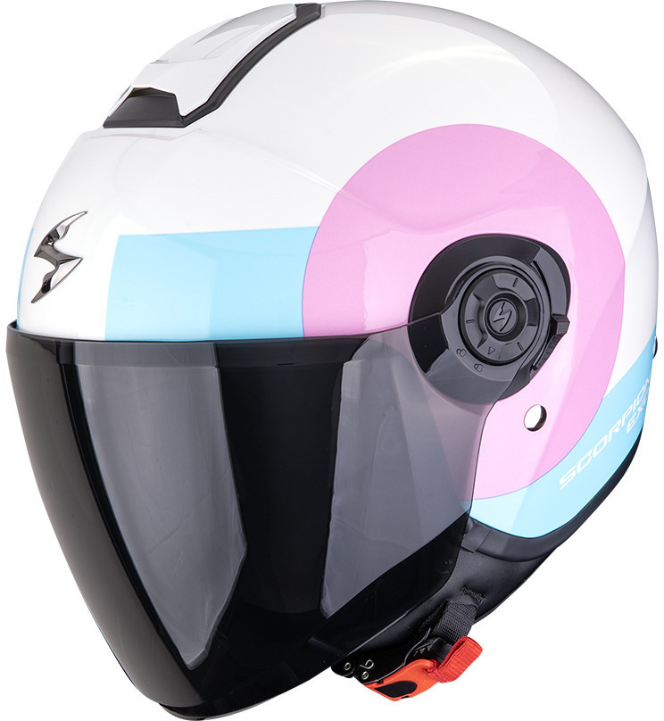 Scorpion EXO-CITY II Sheer White/Pink/Light Blue