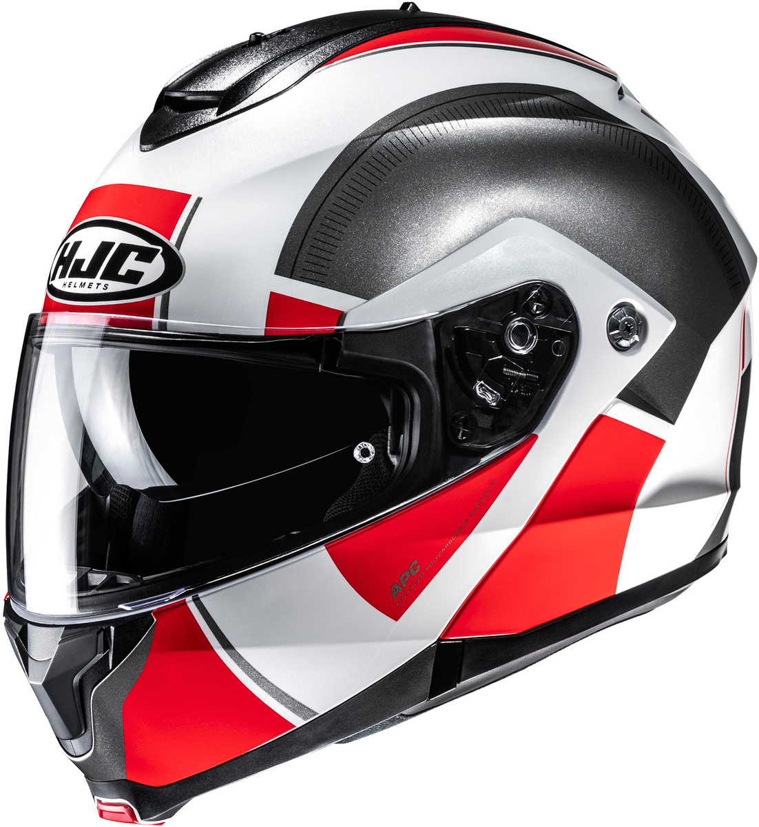 HJC C91N Jyn White/Red 238