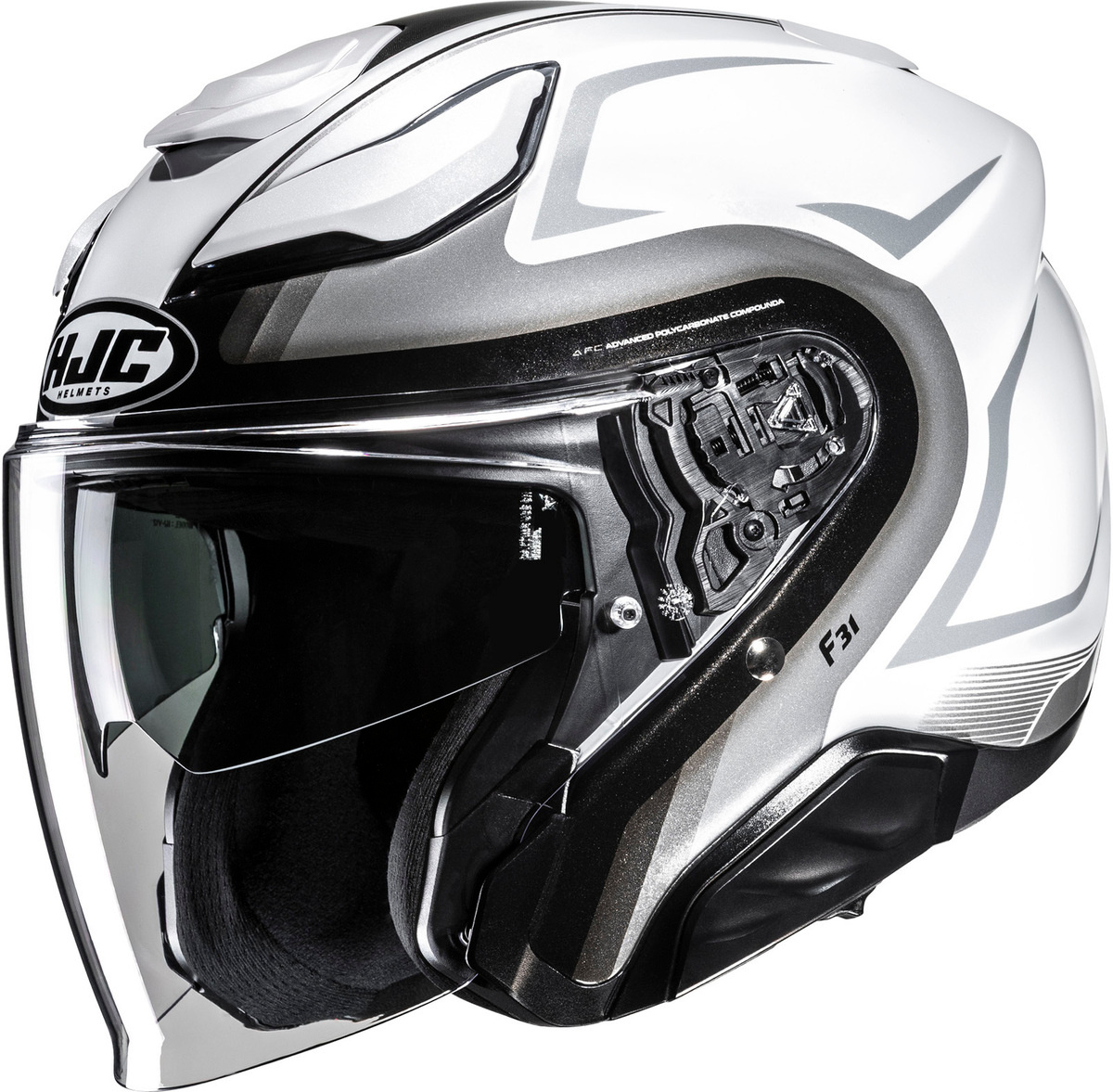 HJC F31 Bask White/Grey 281