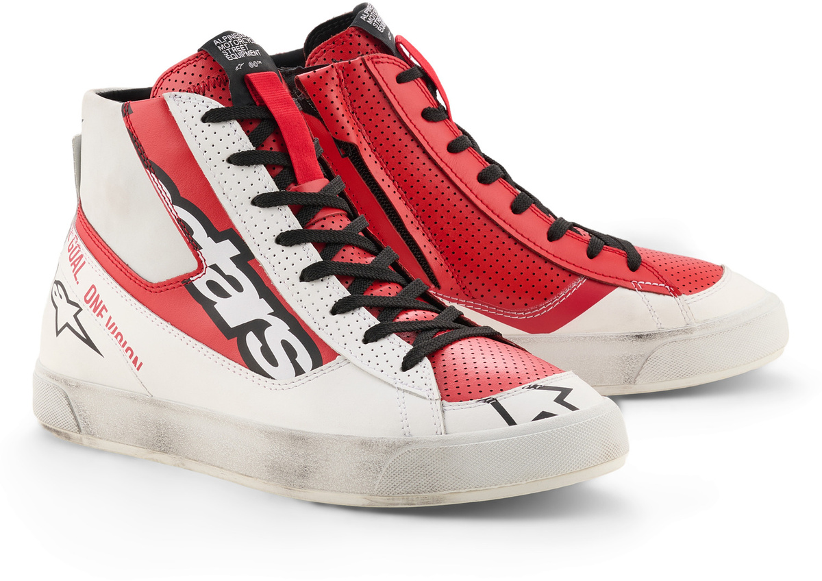 Alpinestars Stated Flair Shoes White/Bright Red