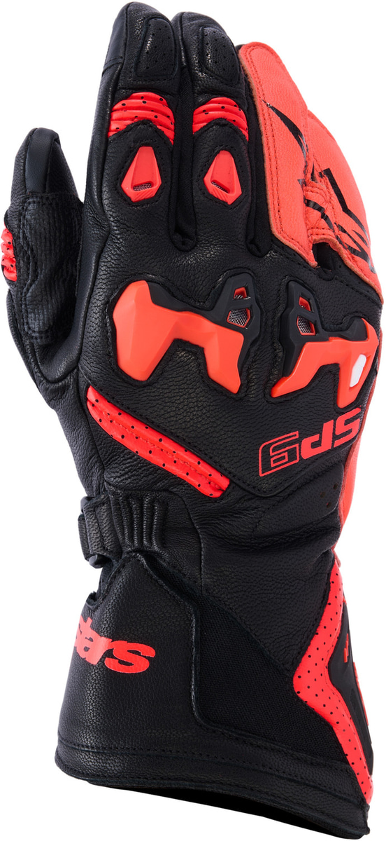 Alpinestars Sp-9 Gloves Black/Red Fluo