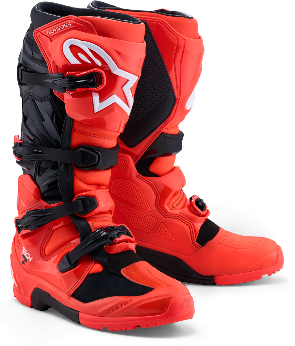 Alpinestars Tech 7 Enduro Red Fluo/Black
