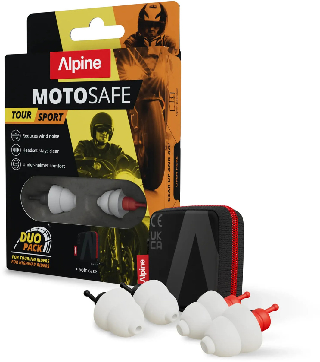 Alpine MotoSafe earplugs Duo Pack