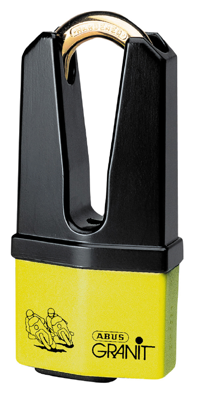 ABUS GRANIT Quick 37/60 HB70 Schijfremslot Maxi Geel