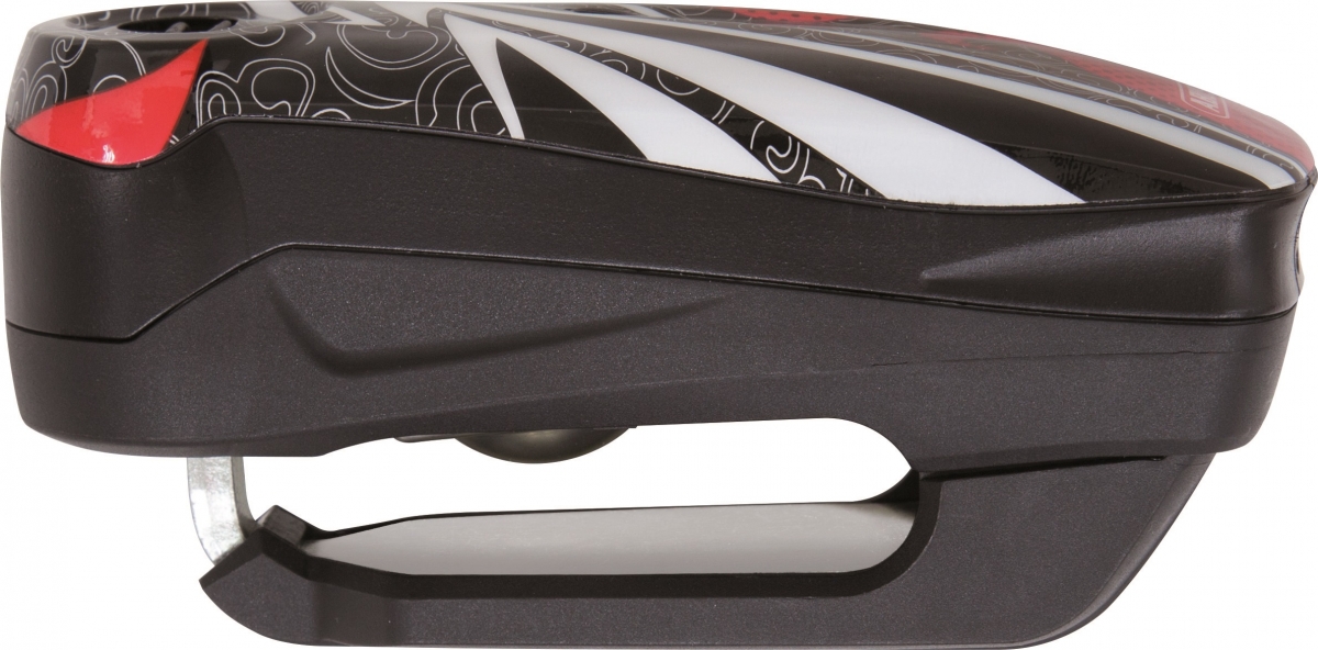ABUS DETECTO 7000 RS1 Schijfremslot met Alarm Flame Zwart