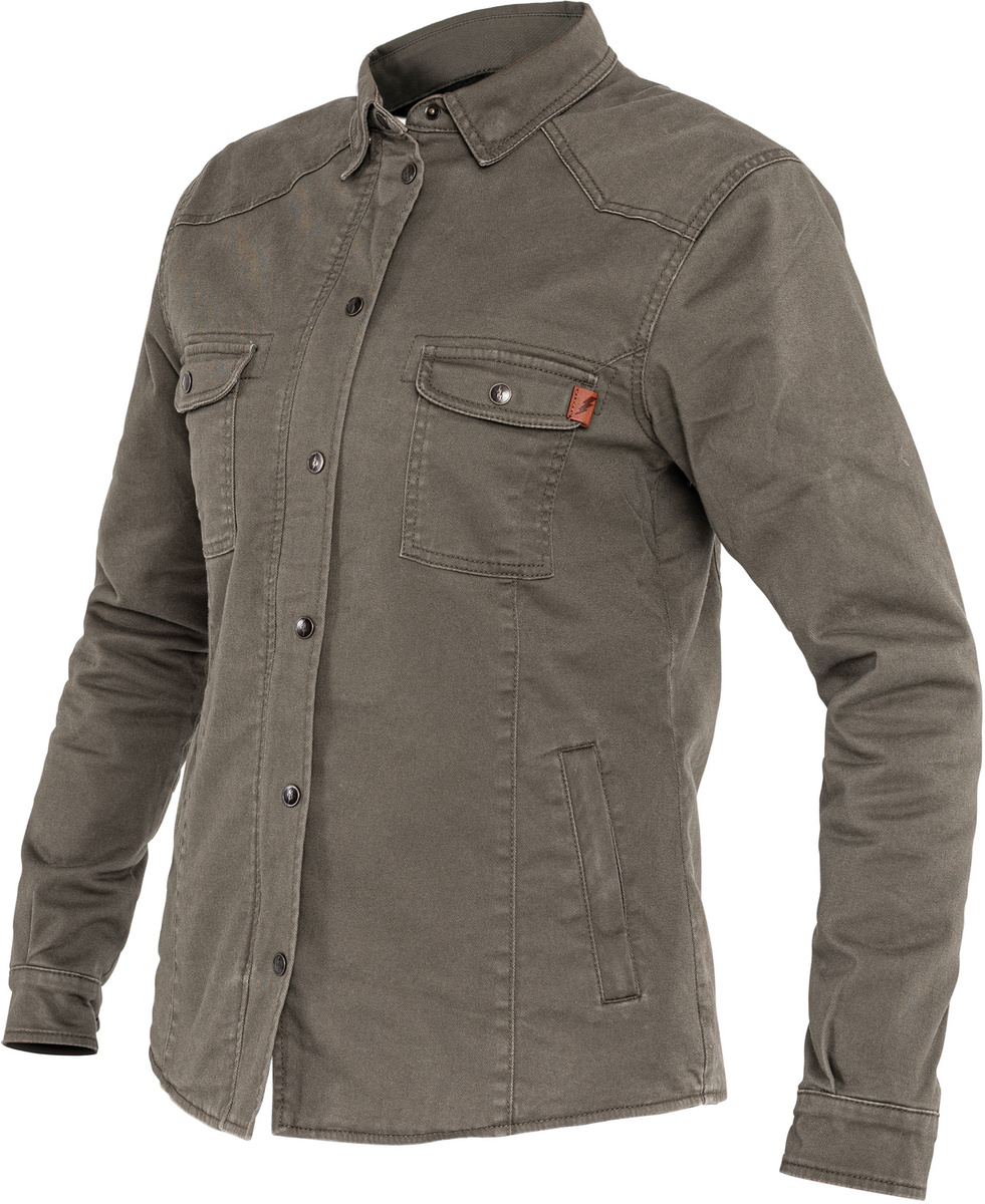 John Doe Motoshirt Women Jacket Olive