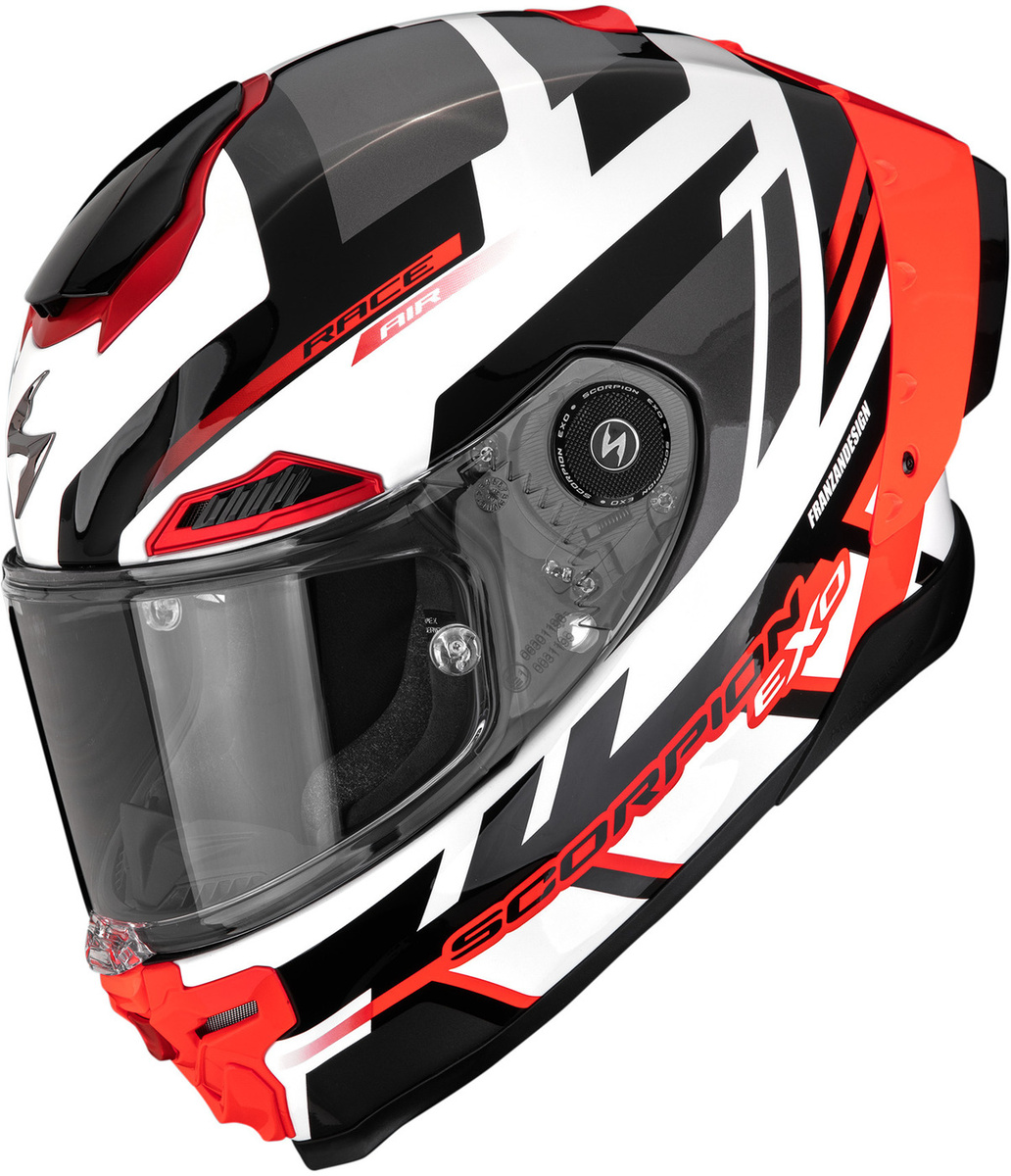 Scorpion EXO-RACE AIR Fury White/Silver/Red