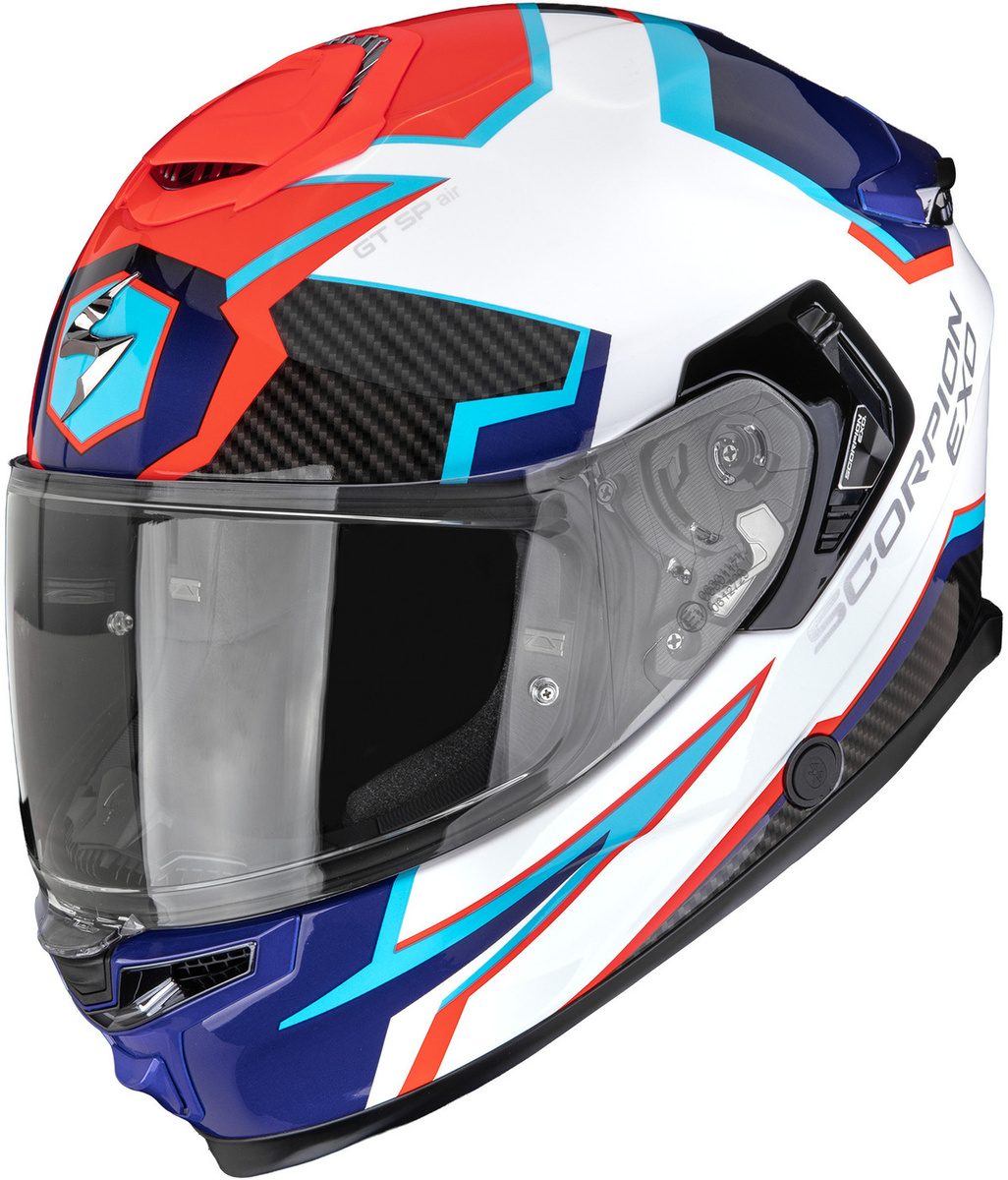 Scorpion EXO-GT SP AIR Atlas White/Blue/Red