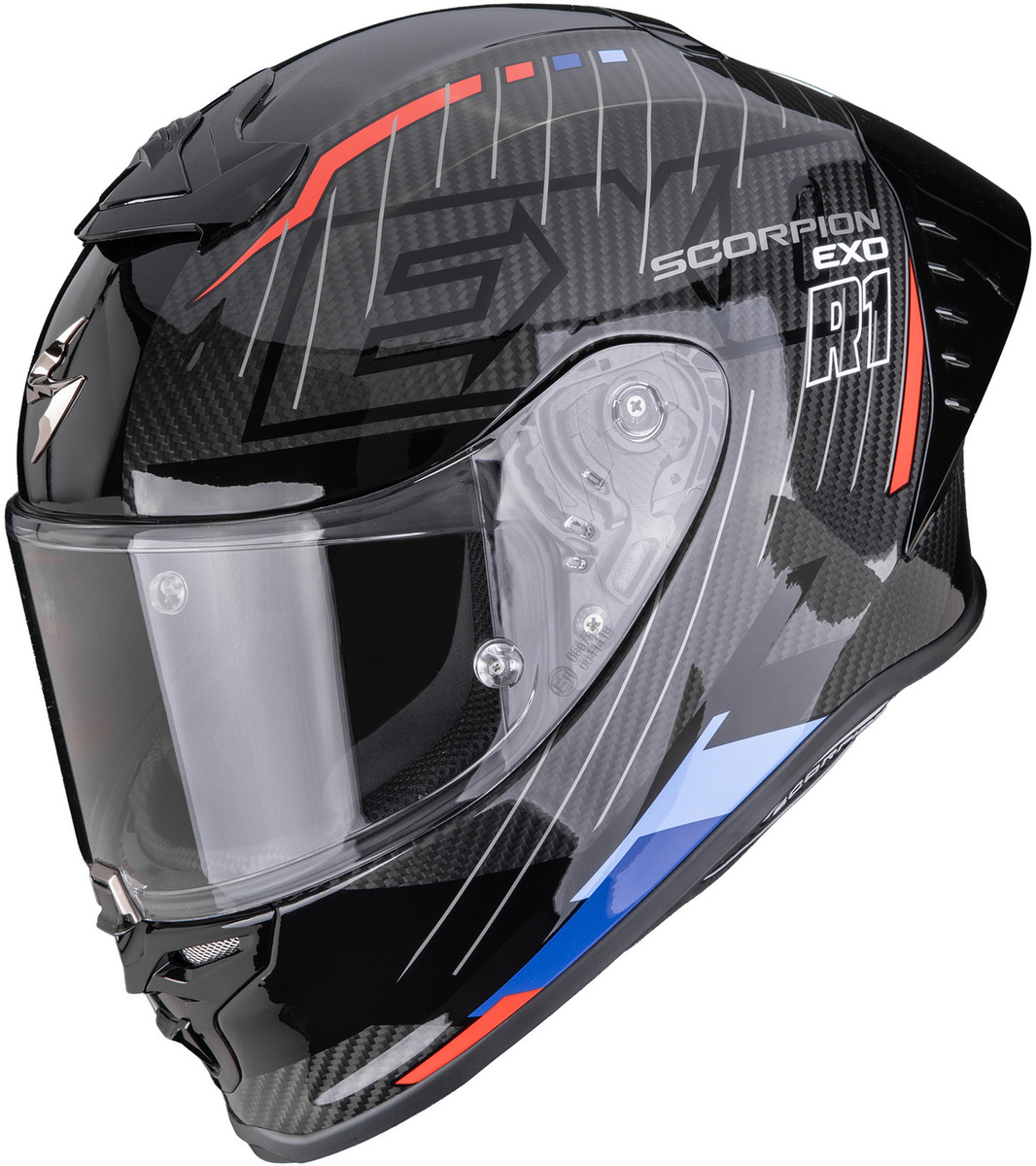 Scorpion EXO-R1 EVO II AIR Carbon Surge Black/Blue/Red