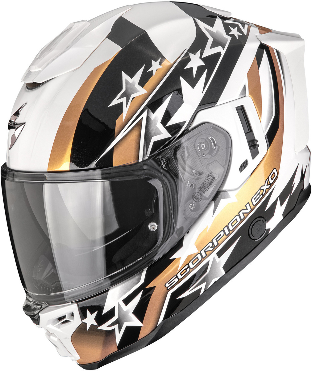 Scorpion EXO-1500 AIR Etoile White/Black/Gold