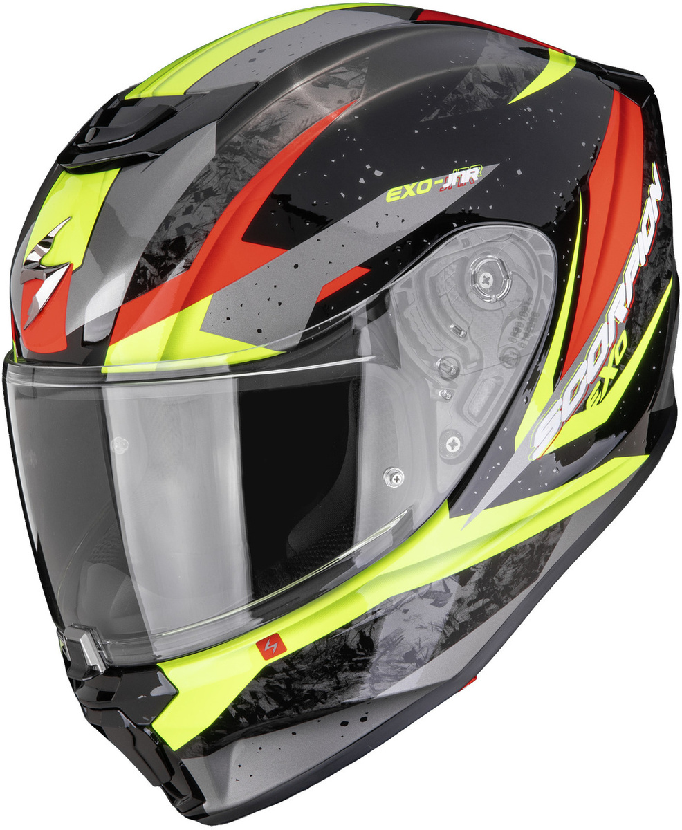 Scorpion EXO-JNR AIR Tako Black/Neon Yellow/Red