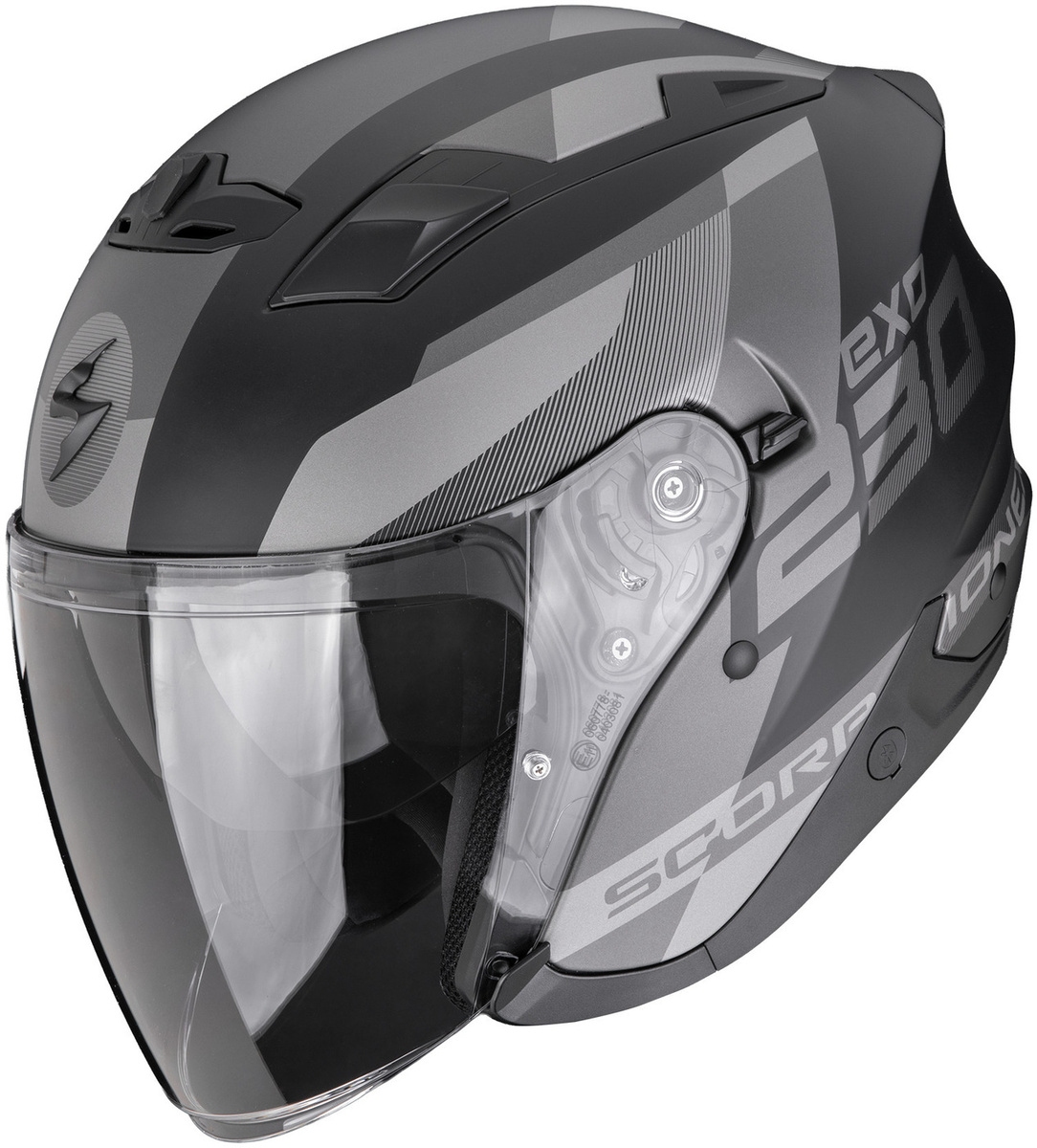 Scorpion EXO-230 Comics Matt Black/Silver