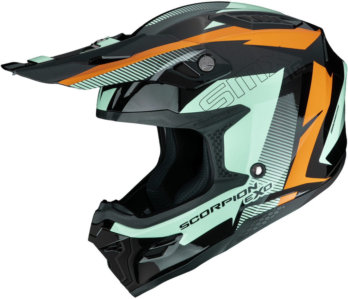Scorpion SMX-10 Speed Black/Orange/Green