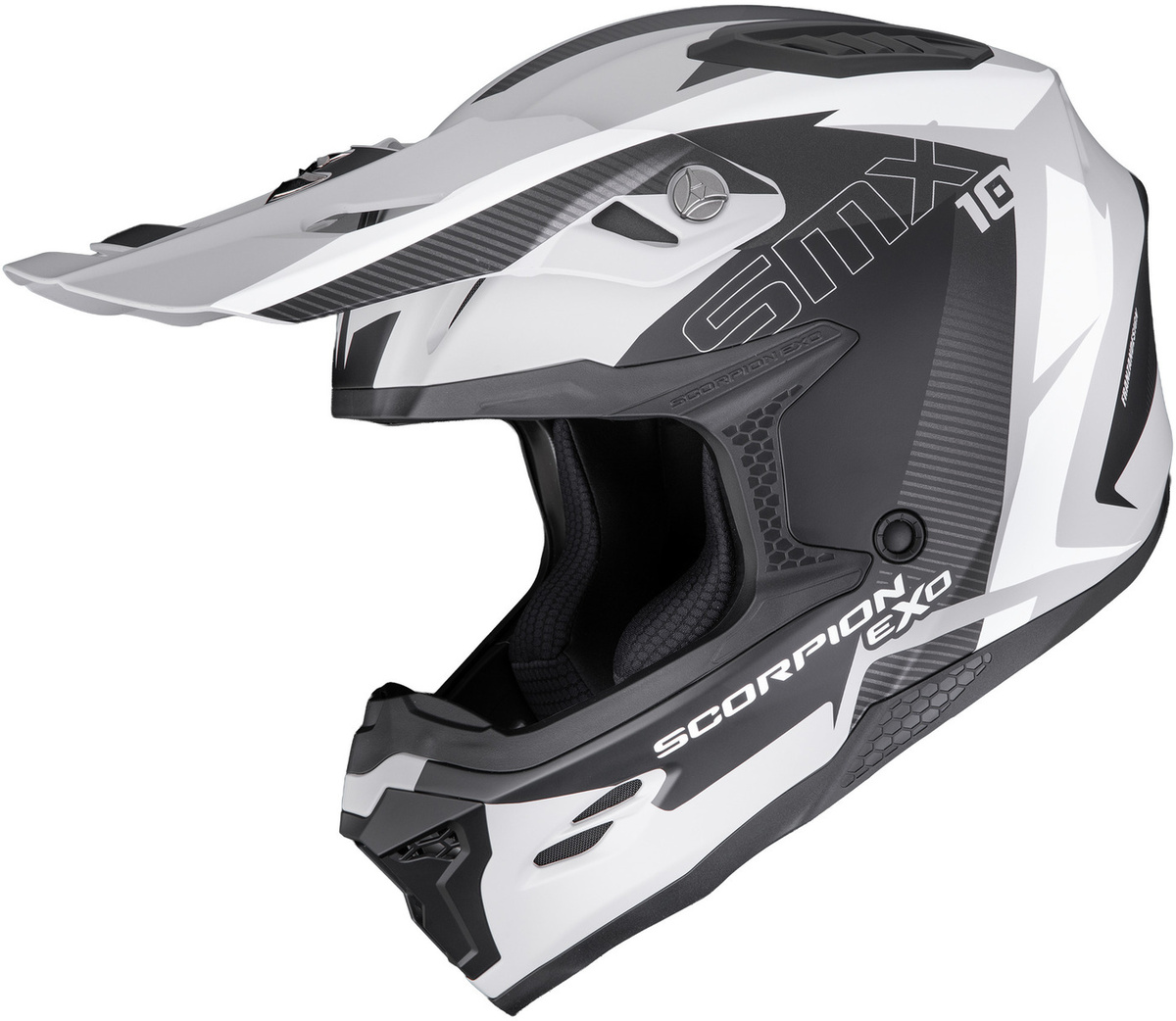 Scorpion SMX-10 Speed Matt Grey/Black/White