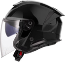 LS2 OF618 Verso II Solid Gloss Black - Worldwide Shipping!
