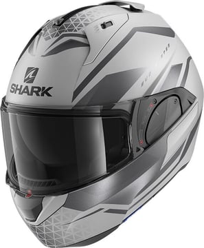 Shark Evo ES Yari Matt Silver/Anthracite/Black SAK