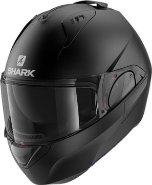 Shark Evo ES Blank Matt Black KMA