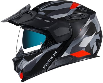 NEXX X.VILIJORD Taiga Black/Red Matt