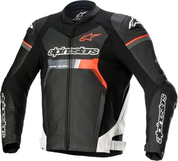Alpinestars GP Force Leather Jacket Red Fluo 1231