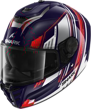 Shark Spartan RS Byhron Blue White Chrome BWU