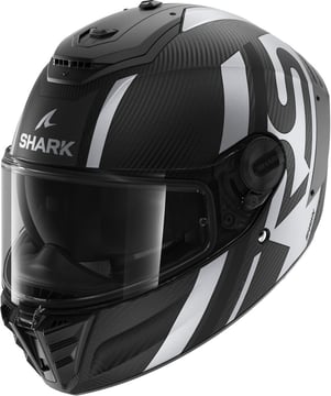 Shark Spartan RS Carbon Shawn Mat Black/Silver DKS