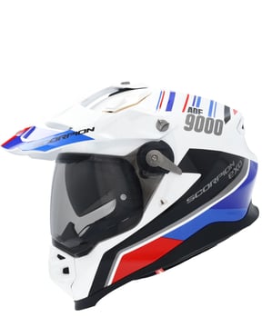 Scorpion ADF-9000 AIR Desert White/Blue/Red