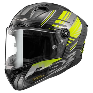 LS2 FF805 Thunder Carbon Volt Gloss Black Fluo Yellow