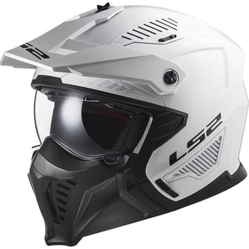 LS2 OF606 Drifter Solid White 06
