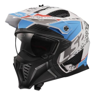 LS2 OF606 Drifter Devor Matt White Blue 06