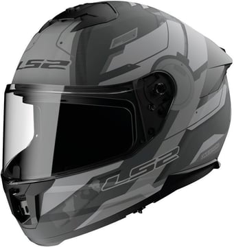 LS2 FF808 Stream II Shadow Mat Titanium Grey