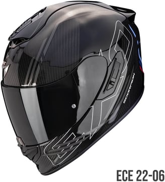 Scorpion EXO-1400 EVO 2 AIR Carbon Reika Black/Silver/Blue