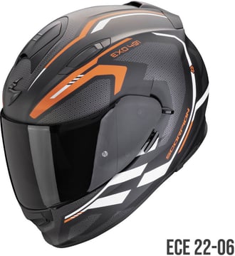 Scorpion EXO-491 Kripta Matt Black/Orange/White