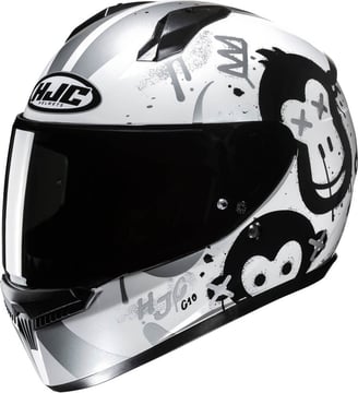HJC C10 Geti Black/White