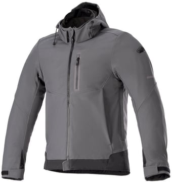Alpinestars Neo Waterproof Hoodie Tar Gray Black 9610