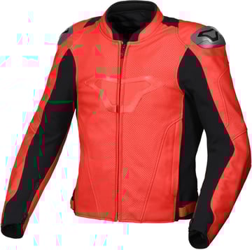 Macna Aviant Air Leather Jacket Red/Black
