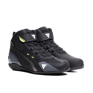 Dainese Herian D-WP Shoes Black/White/Yellow-Fluo Q90