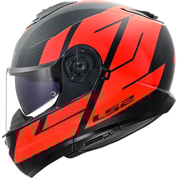 LS2 FF908 Strobe II Code Black Red