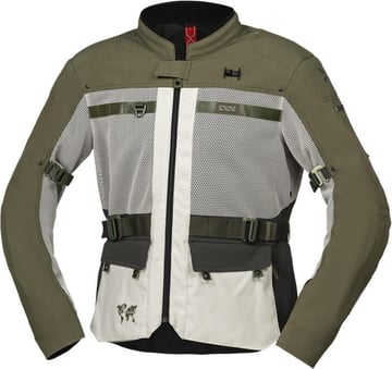 iXS Venture-BigAir 1.0 Jacket Light Gray/Green