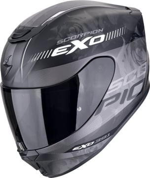 Scorpion EXO-391 Ava Matt Black/Silver