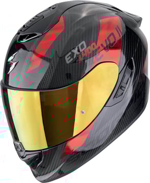 Scorpion EXO-1400 EVO 2 AIR Carbon Platted Black/Red