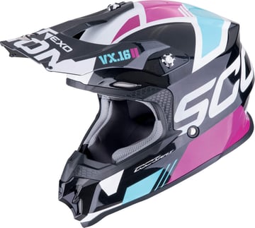 Scorpion VX-16 EVO AIR Analog Metal Black/Blue/Pink