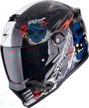 Scorpion COVERT FX Skullz  Black/Grey/Red