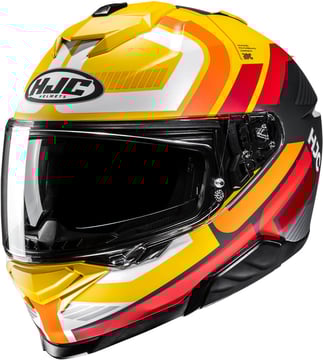HJC i71 Viz Yellow/Red 738