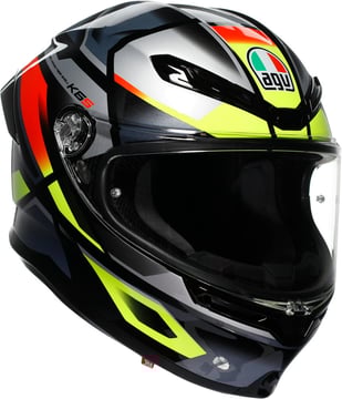 AGV K6 S Erazer Black/Red/Yellow Fluo