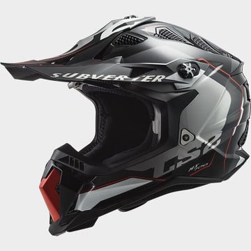 LS2 MX700 Subverter Arched Silver Titanium