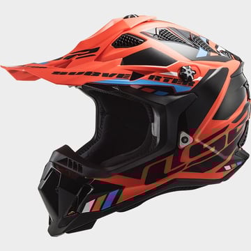LS2 MX700 Subverter Stomp Fluo Orange Black