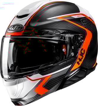 HJC RPHA-91 Carbon Grey/Orange 833